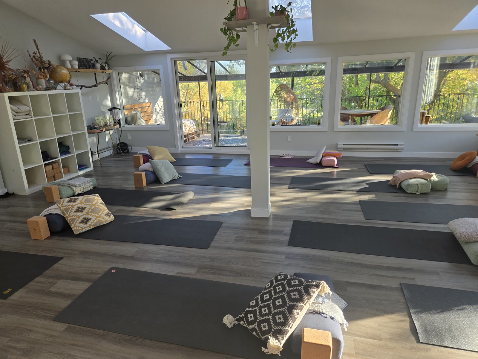 Rising Moon Studio quiet yoga space